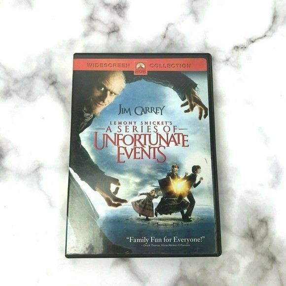 A Series of Unfortunate Events Lemony Snickett DVD Widescreen Jim Carrey - Picture 1 of 6